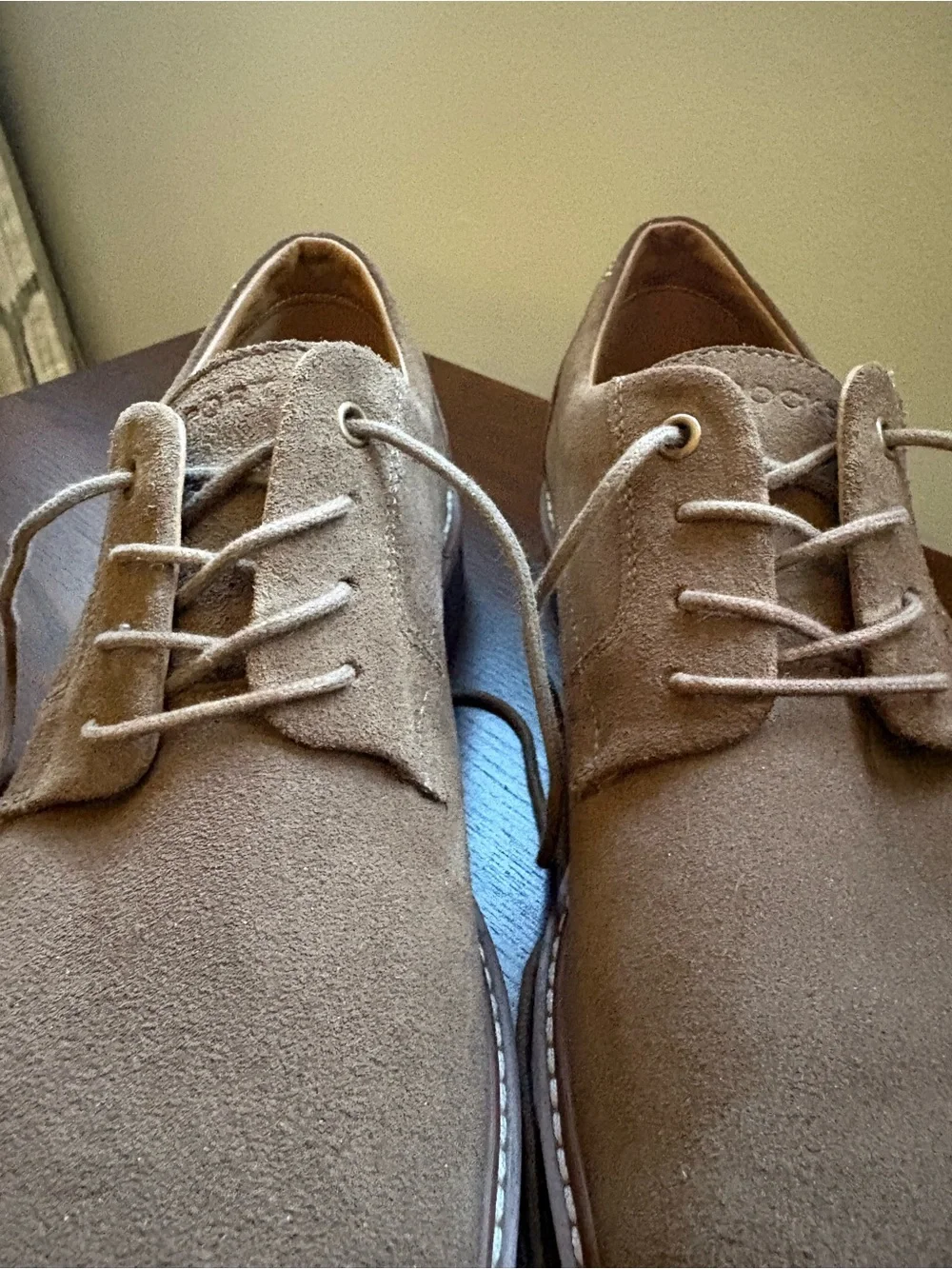 Men’s Rockport Foley Dark Taupe Suede
